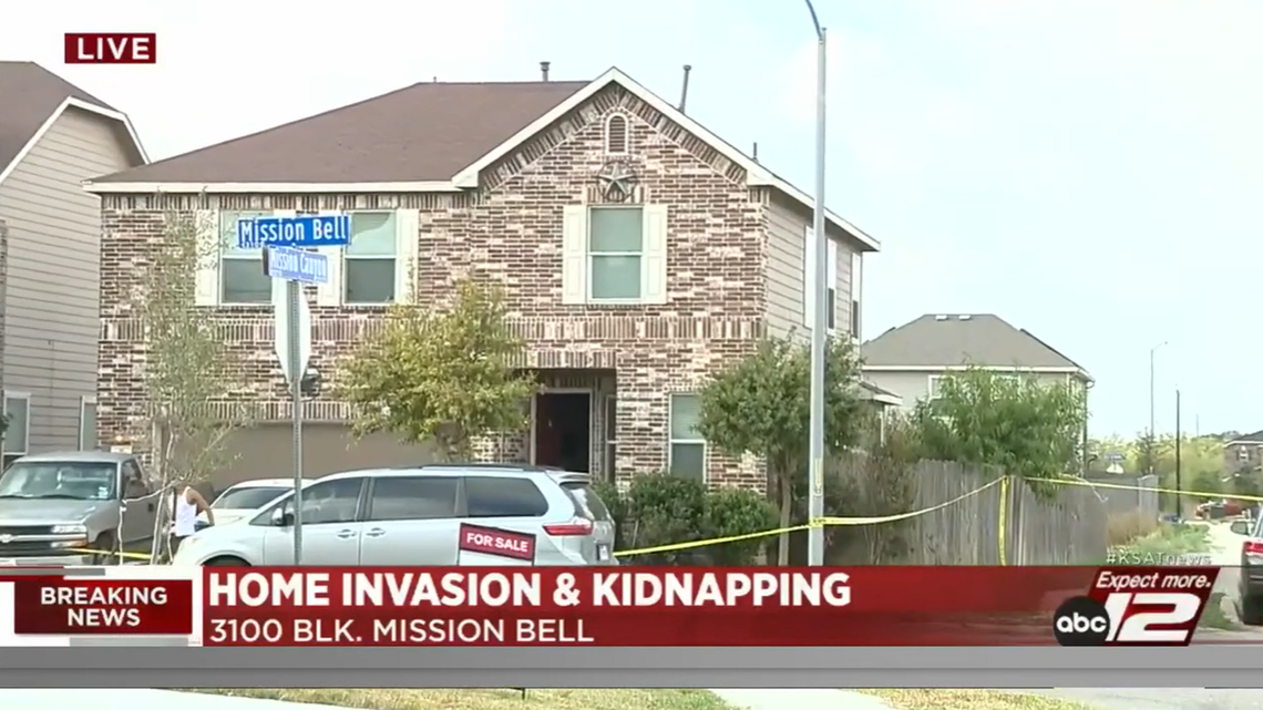 A Texas couple was kidnapped by intruders while their five children were home, San Antonio police say.