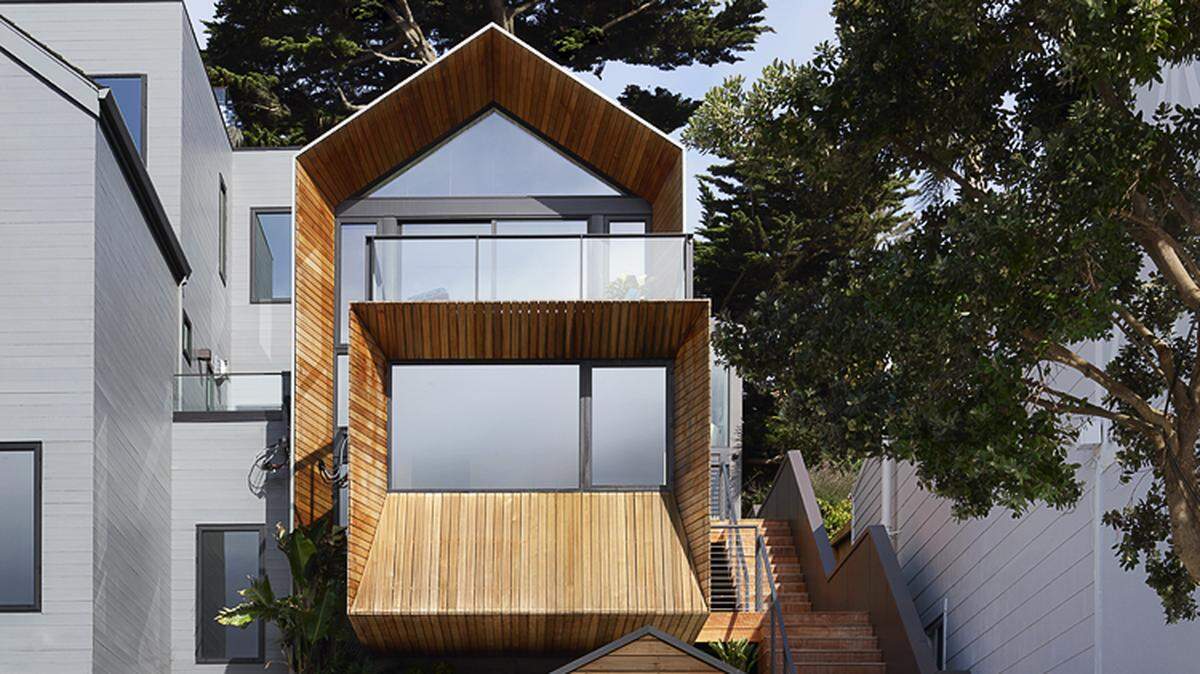 Exterior of the chic property