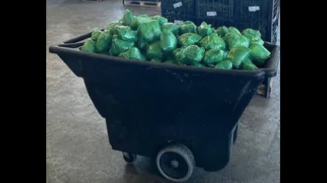 Border officials said $31 million worth of meth was seized at the Texas-Mexico border.