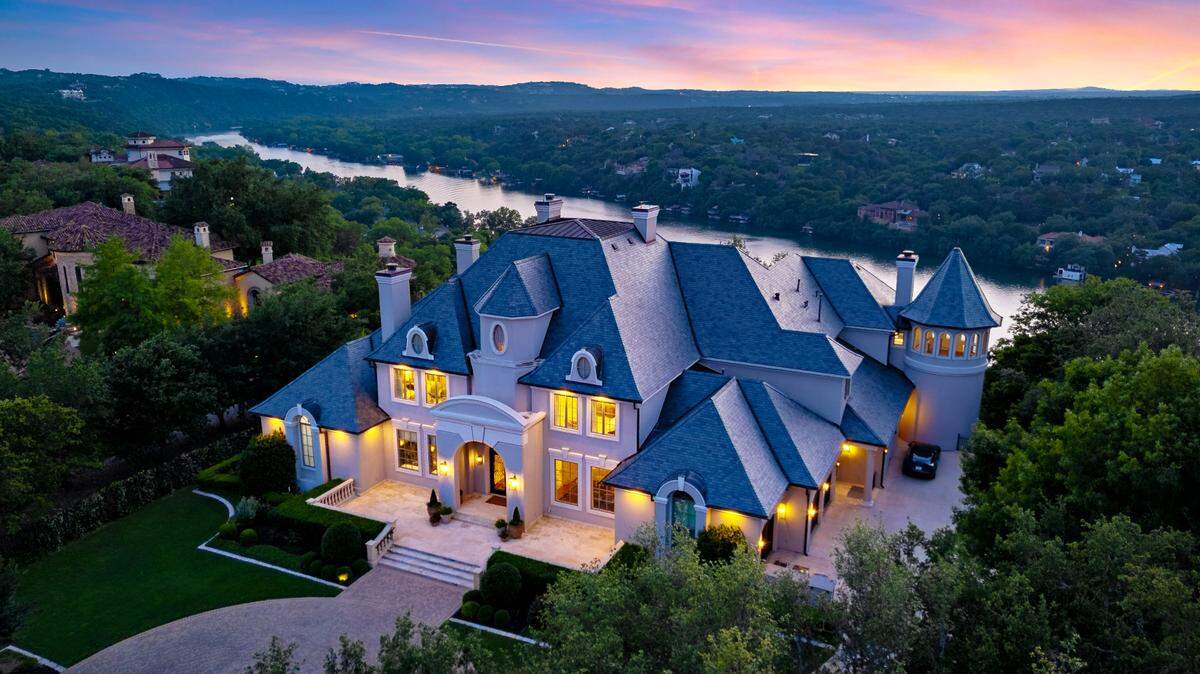 Aerial view of the estate