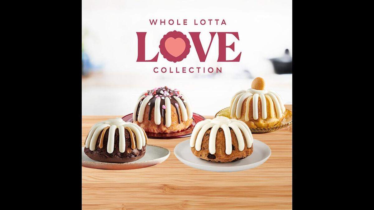 Nothing Bundt Cake’s Whole Lotta Love Collection features four limited-time cake flavors.