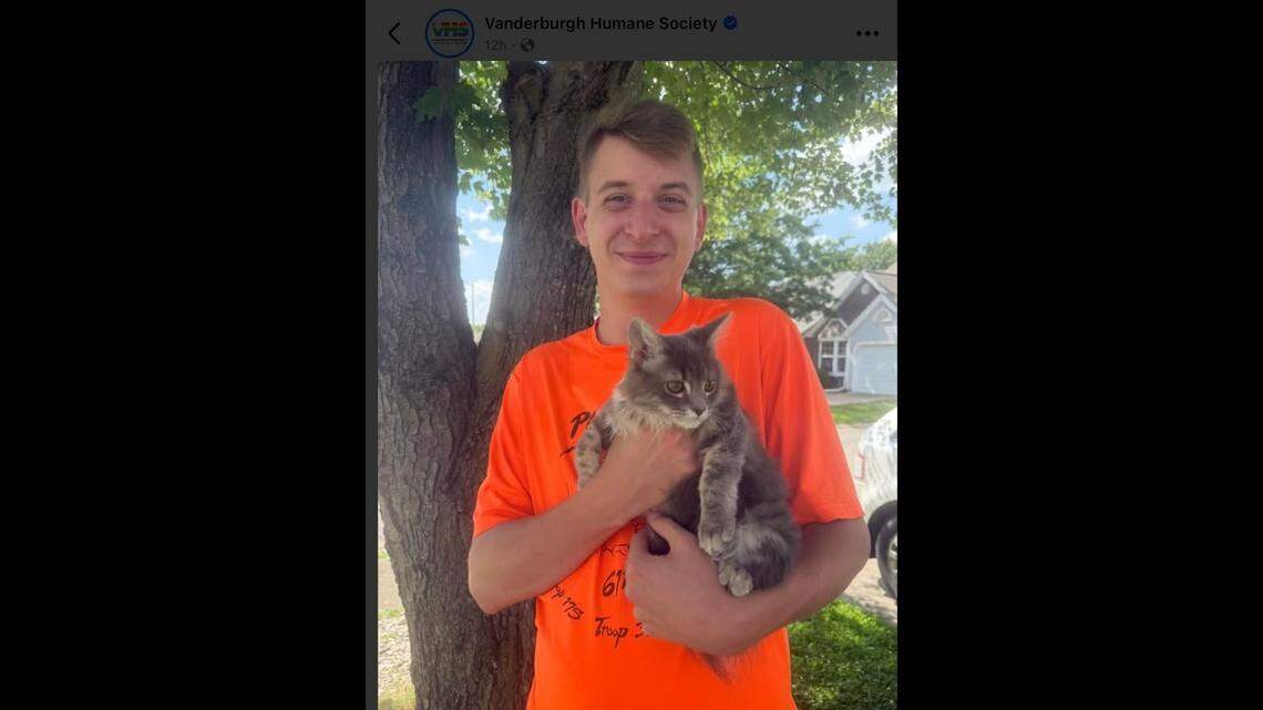 Officer Max and the now 3-month-old Maxine.