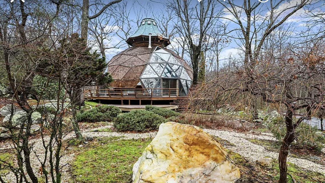 Does the inside of this dome for sale transport ‘you to a new dimension’? Check it out