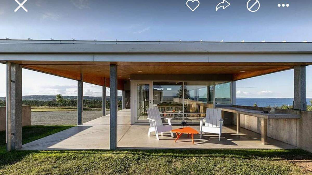 The exterior has an extremely unique shape that you don’t see too often.