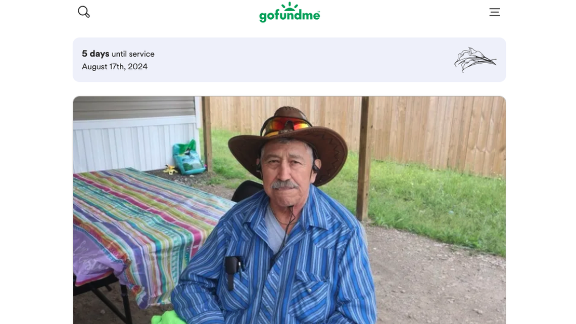 Erasmo Perez, 73, was struck and killed as he crossed a Texas street in a wheelchair, his family says.