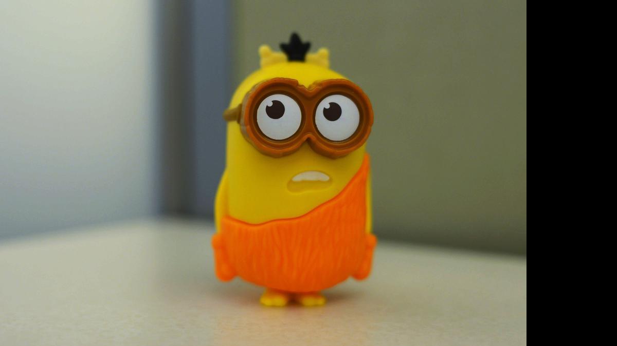 
McDonald’s says the talking Minion toy in its Happy Meals is speaking only nonsense words and not something a little more adult.

