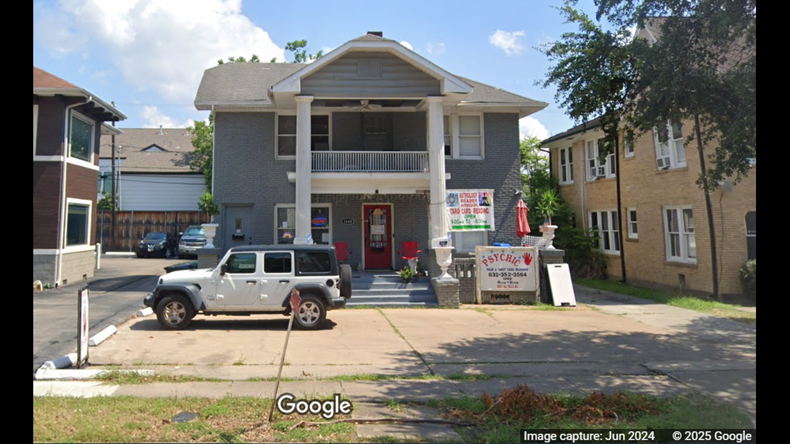 A 71-year-old Texas man was fatally stabbed during a fight with his girlfriend at a psychic business in Houston, police said.