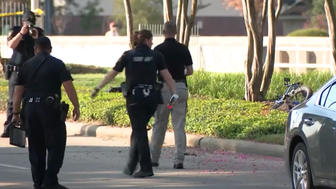 A high school student died when he was run over while riding his bike to school, Texas cops say.