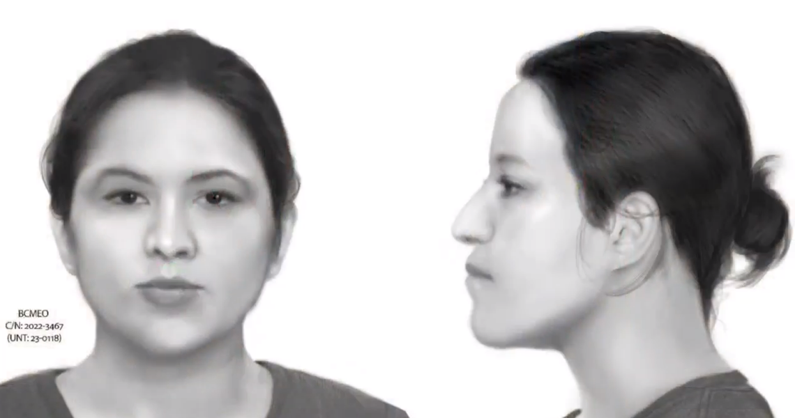 Composite sketch of what the woman may have looked like