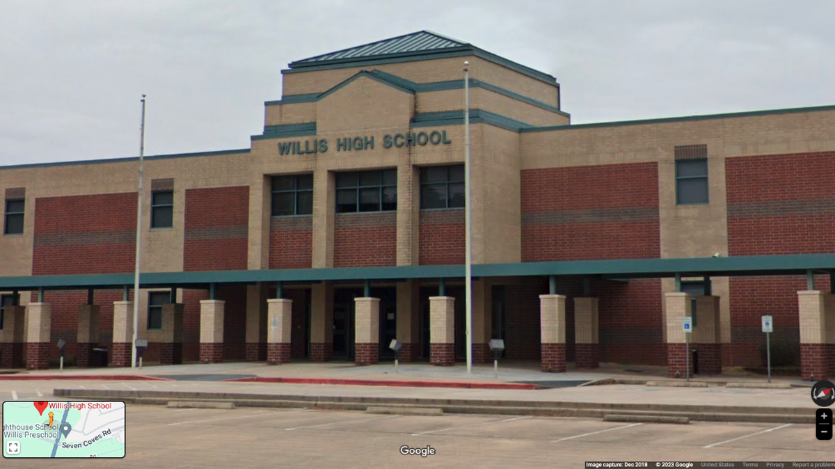 The basketball coach for Willis High School was attacked by one of his players and the athlete’s brother after a game, cops say.