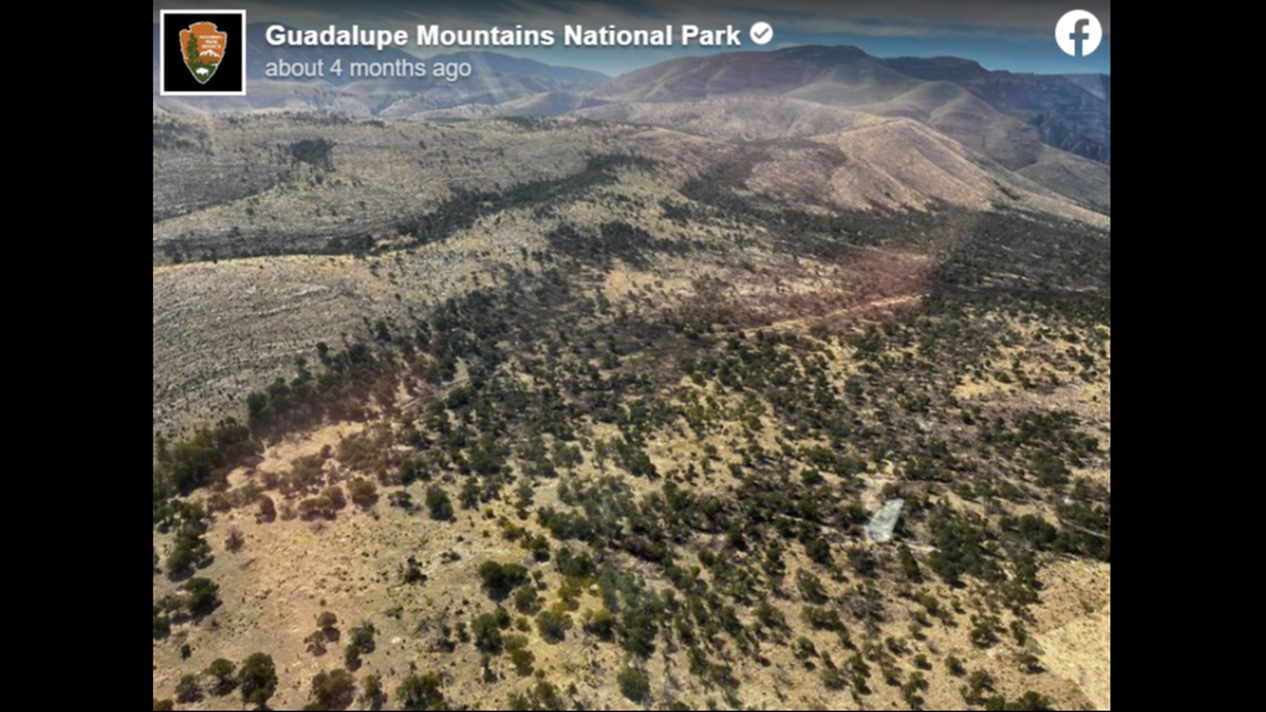 A view of Guadalupe Mountains National Park.