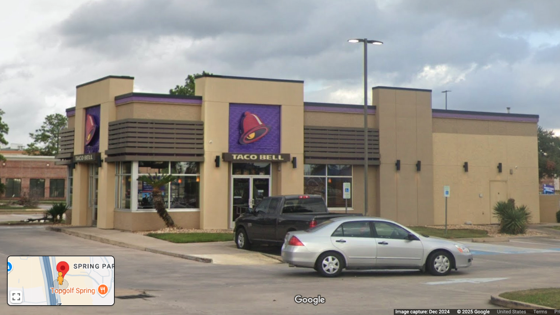 A Taco Bell customer was assaulted by another woman in the drive-thru of the Spring, Texas, restaurant, authorities say.