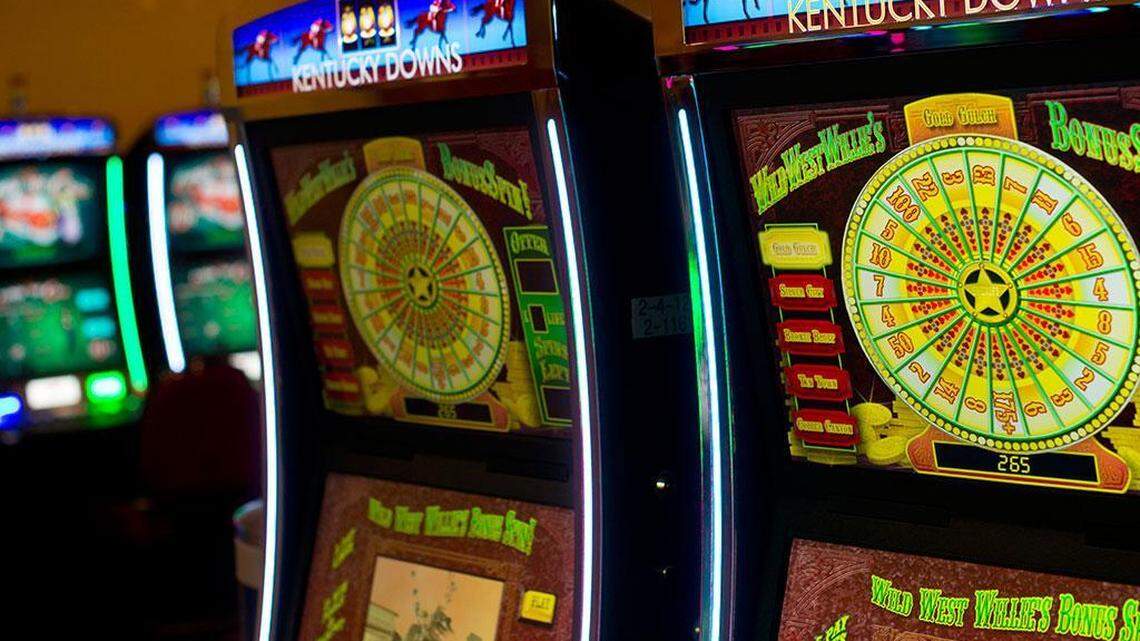 Here’s a look at some of the historical horse racing machines at the Kentucky Downs.