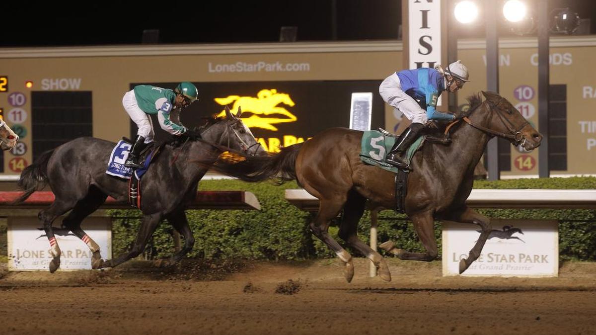 Solar Charge won the Premiere Stakes on last year’s opening day at Lone Star Park.