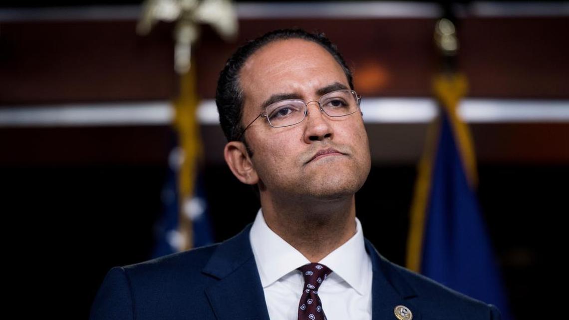 Rep. Will Hurd, R-Texas, participates in a news conference on bipartisan legislation to address the Deferred Action for Childhood Arrivals (DACA) program and border security.