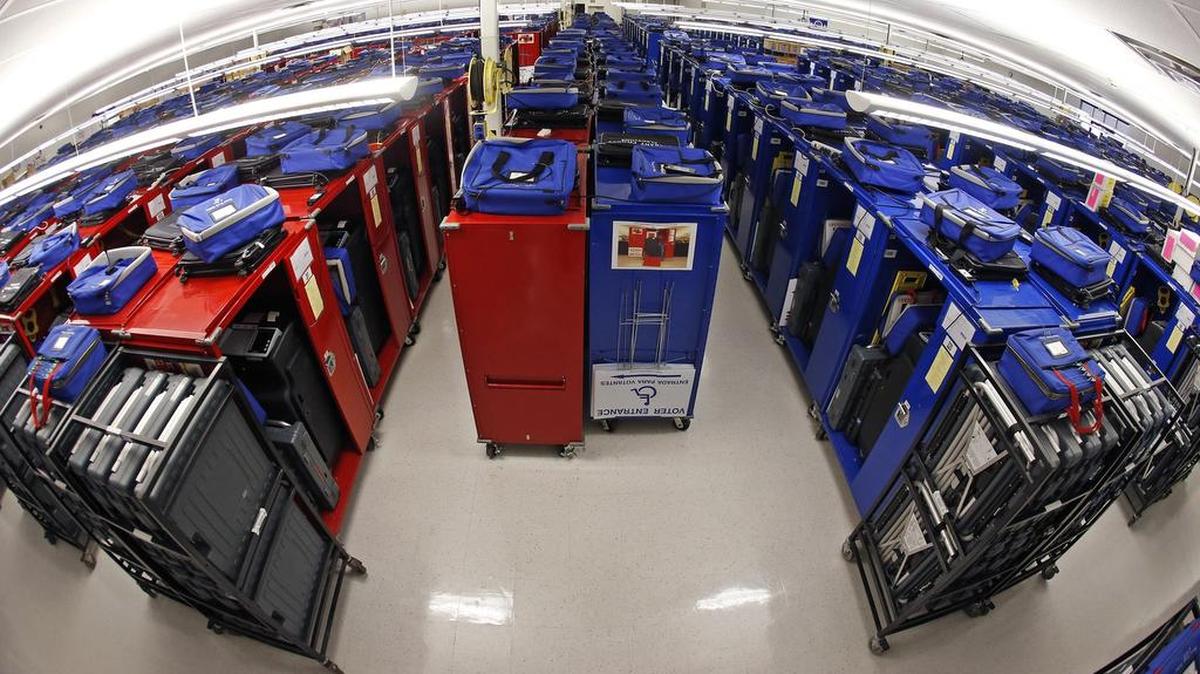 There’s another voter fraud case in Tarrant County. These are the Election Equipment Carrier voting machines distributed to polling places in Tarrant County for elections.