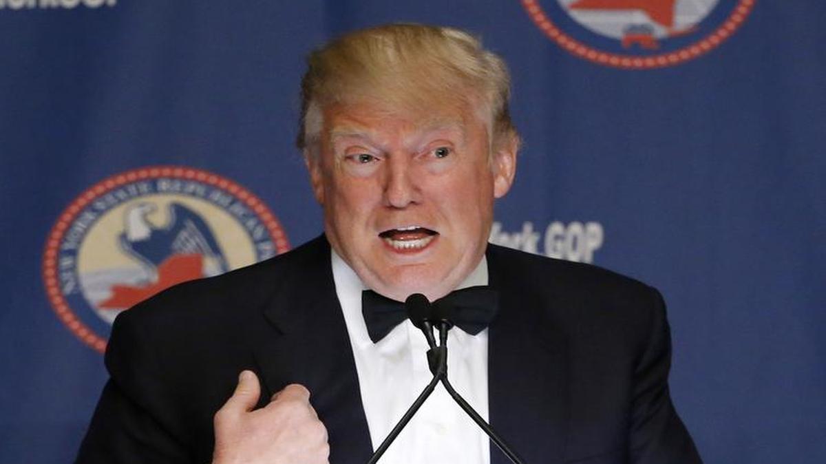 Republican presidential candidate Donald Trump