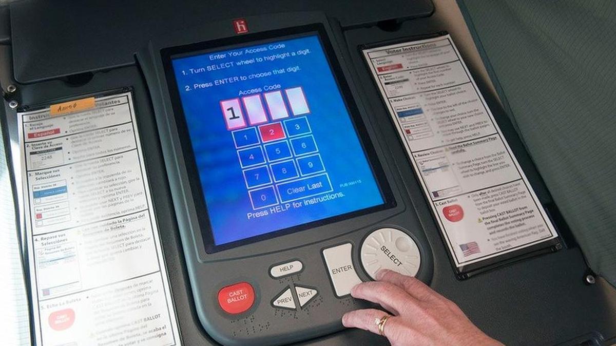 Early voting machines