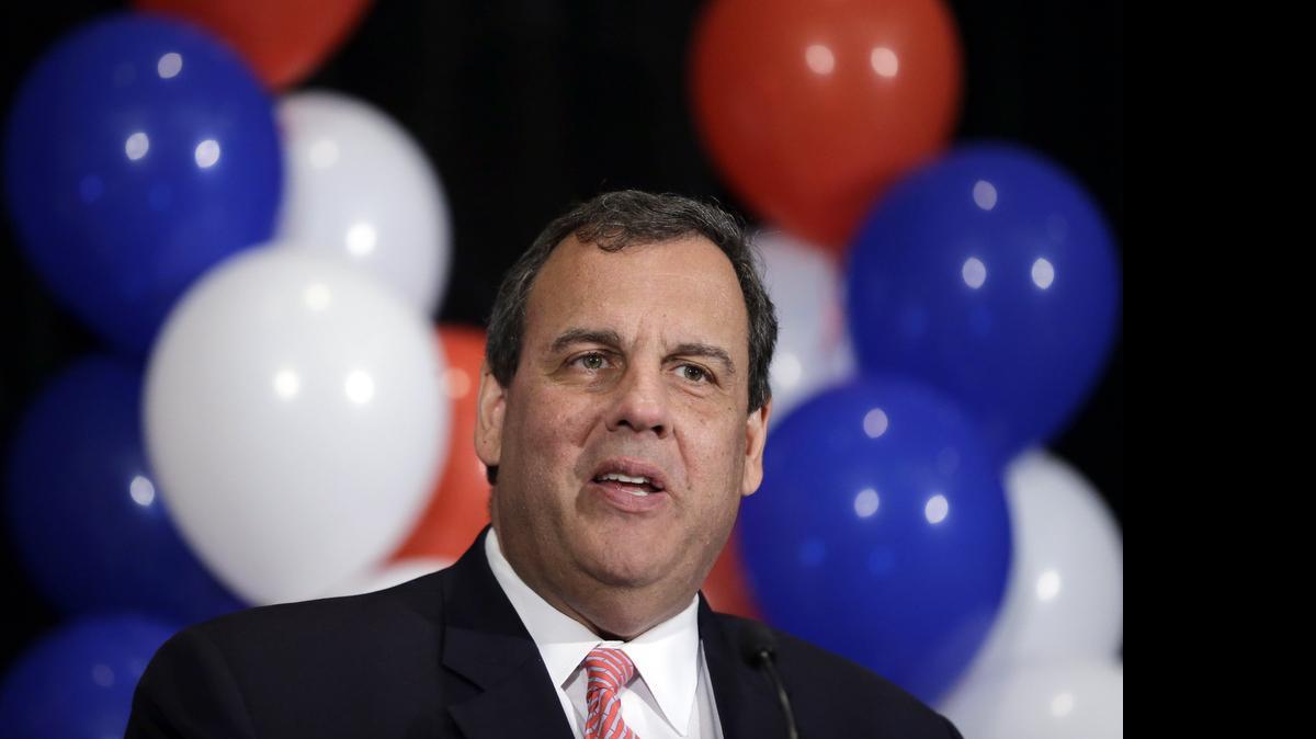 
New Jersey Gov. Chris Christie speaks at the Northeast Republican Leadership Conference in Philadelphia on June 19. 
