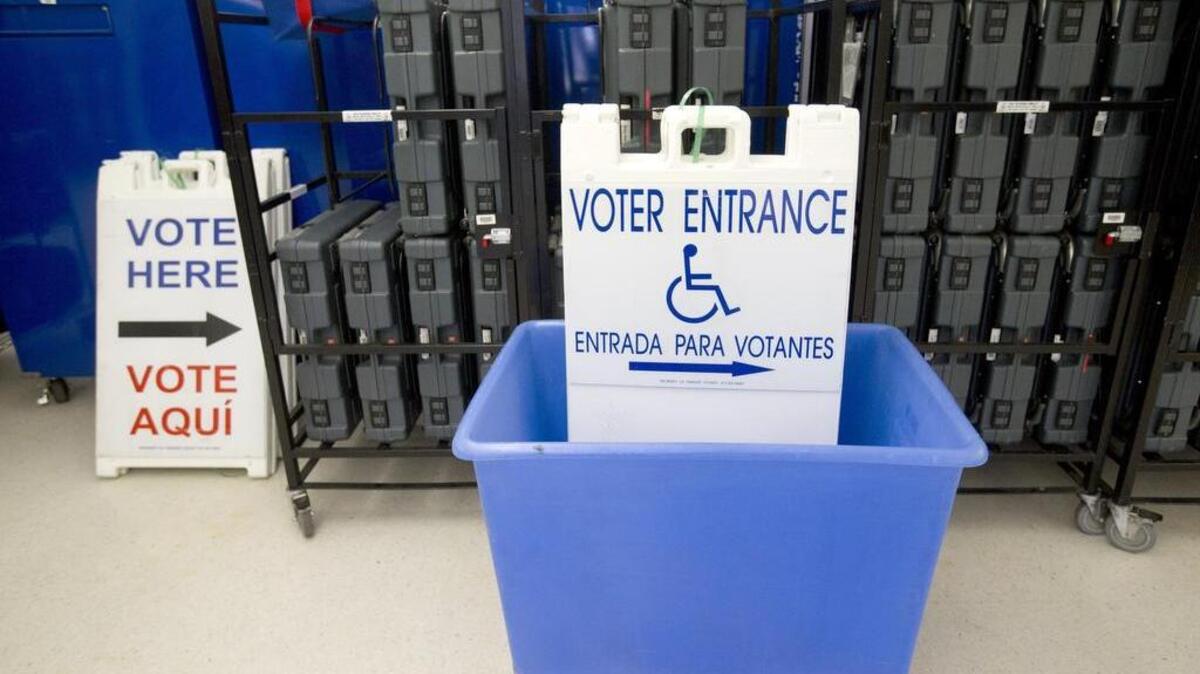 Early voting ends at 7 p.m. Friday, Feb. 26.