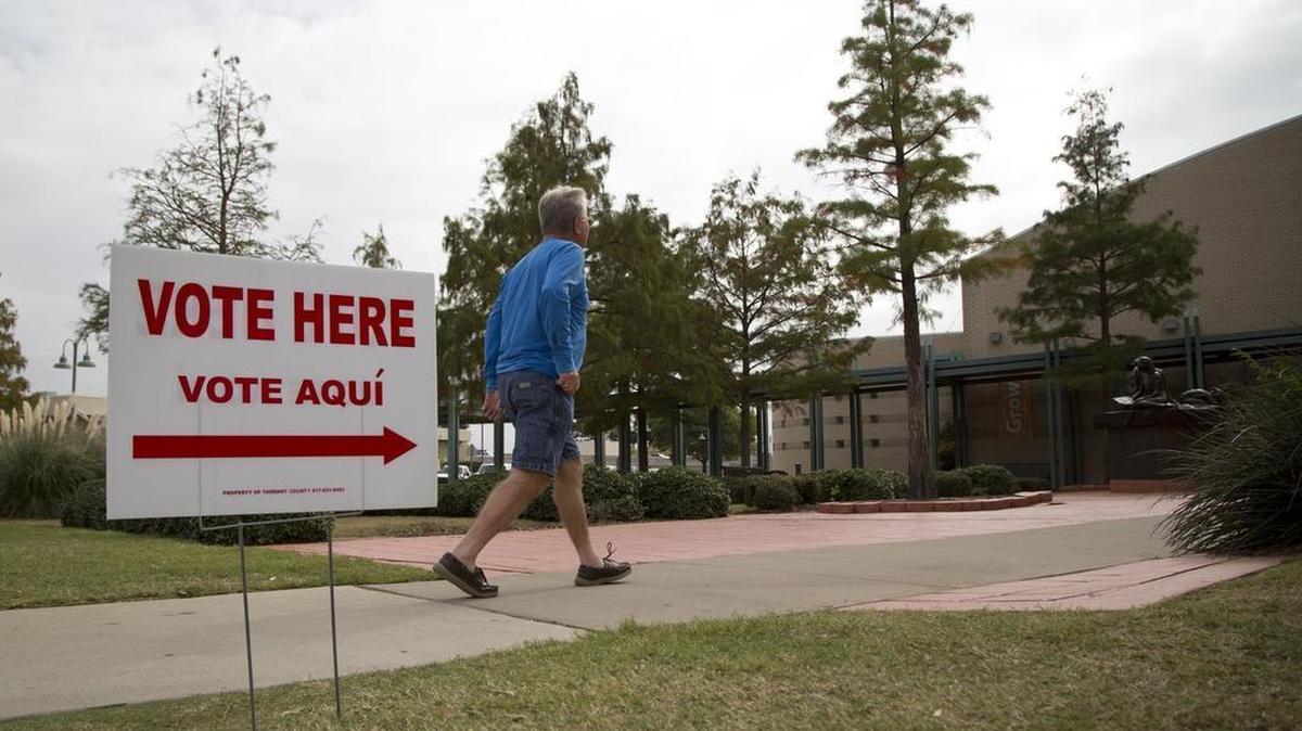 Voters in Euless at the Euless Public Library on Tuesday, November 7, 2017. Euless has a proposal on the ballot to allow liquor stores within city limits. Voters there also weighed in on constitutional amendments.