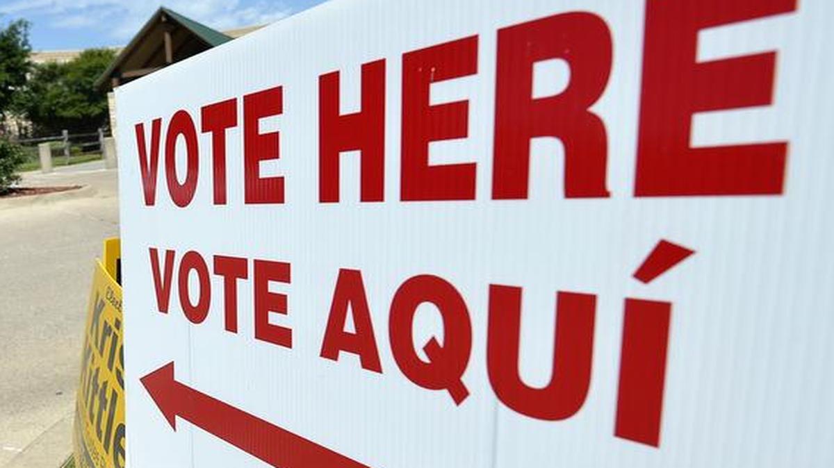 Early voting runs through Tuesday. After that, polls will be open from 7 a.m. to 7 p.m. Saturday.