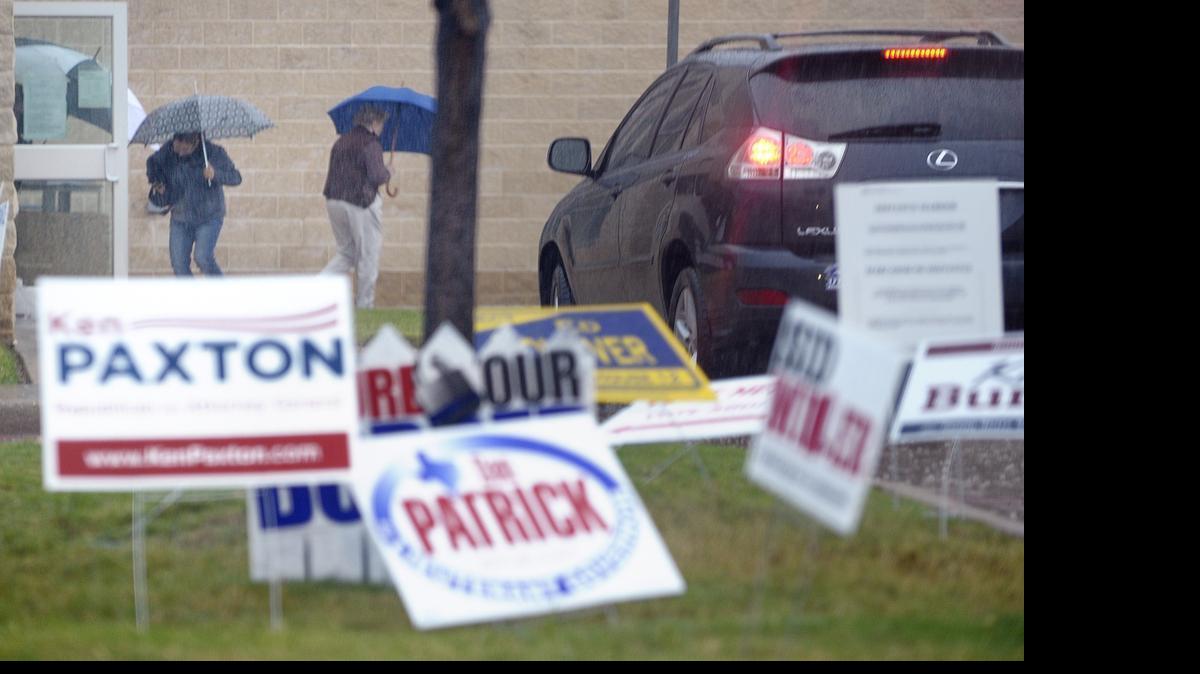 
In November, voters braved wind and rain to vote. On Saturday, they may also face rainy weather.
