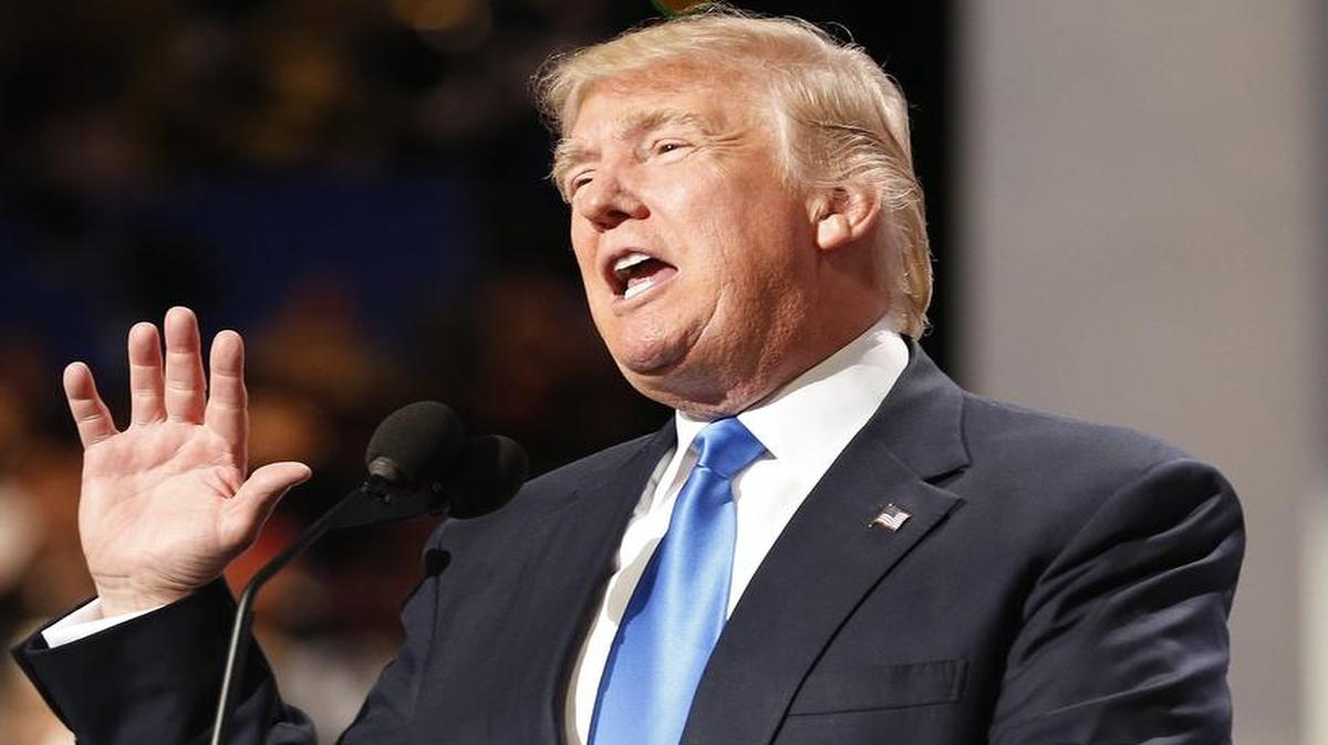 Republican presidential nominee Donald Trump