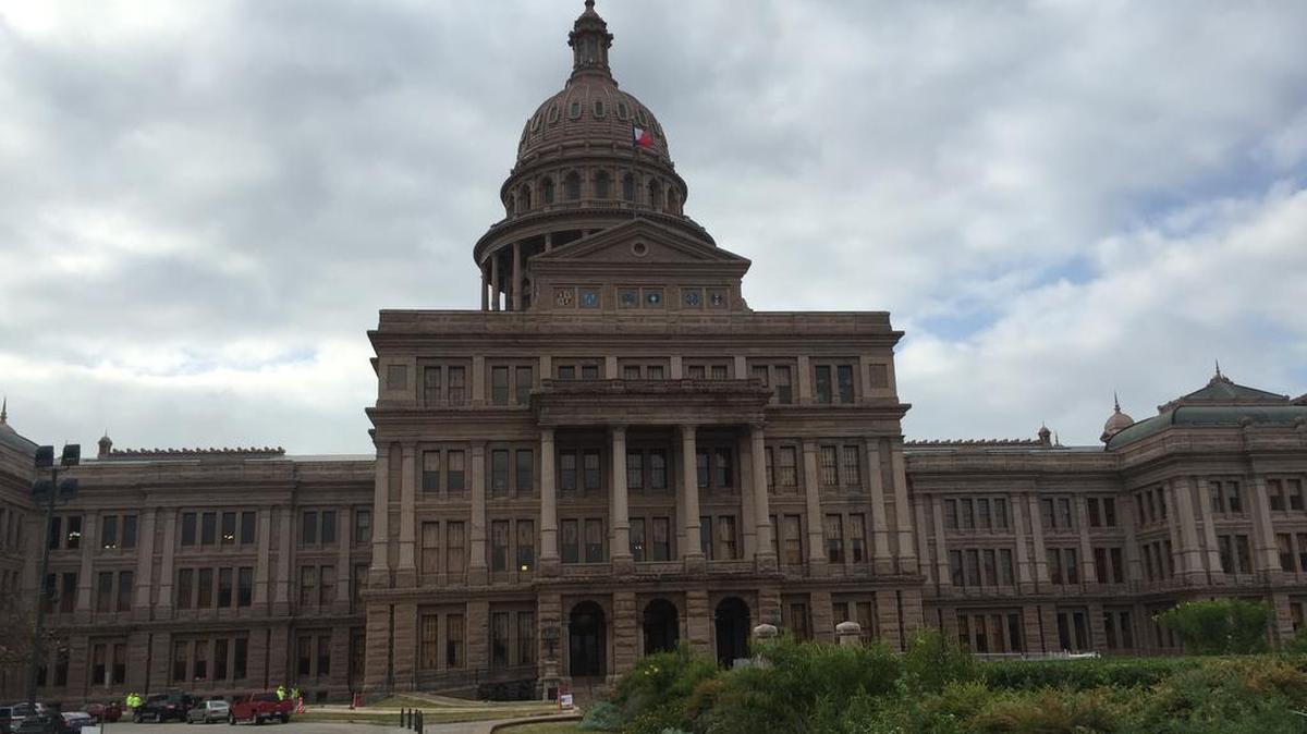 The Texas Capitol.
