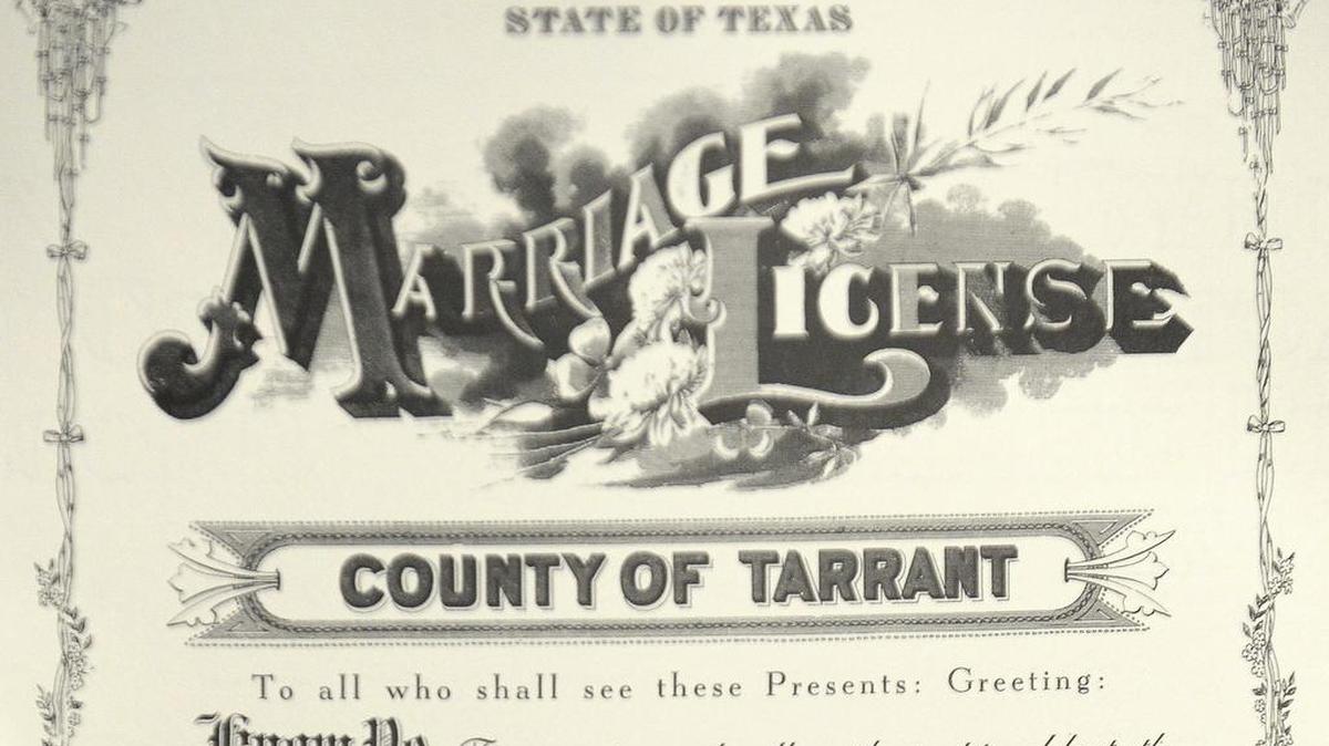 With Texas’ approval of SB 907, Tarrant County residents can apply for a marriage license remotely using Austin-based issuance system GovOS starting Oct. 17.