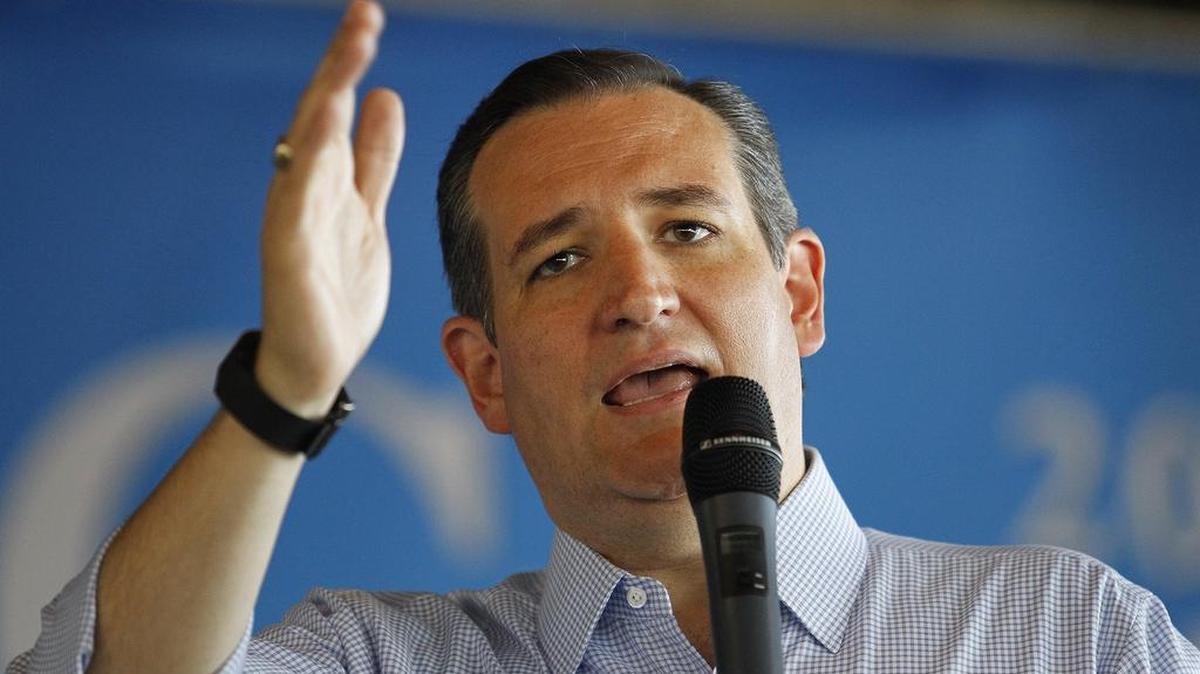 
GOP Presidential hopeful Ted Cruz revved up supporters at a campaign rally in the Fort Worth Stockyards Thursday morning. He made two other campaign stops in Texas on Thursday.

