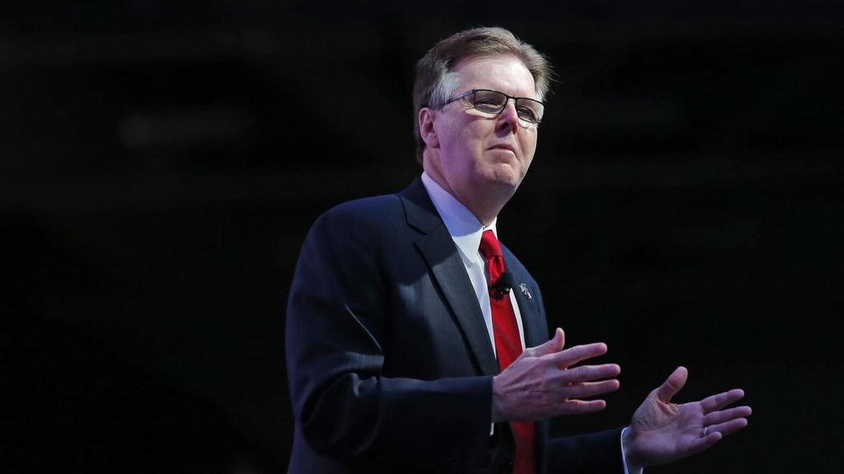 A spokesman said Lt. Gov. Dan Patrick will be among those interacting with the president at the town hall.