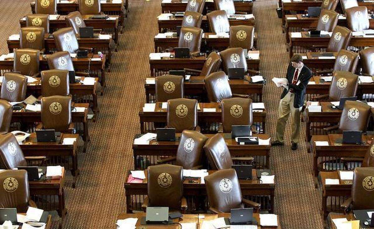 The Texas House chamber.