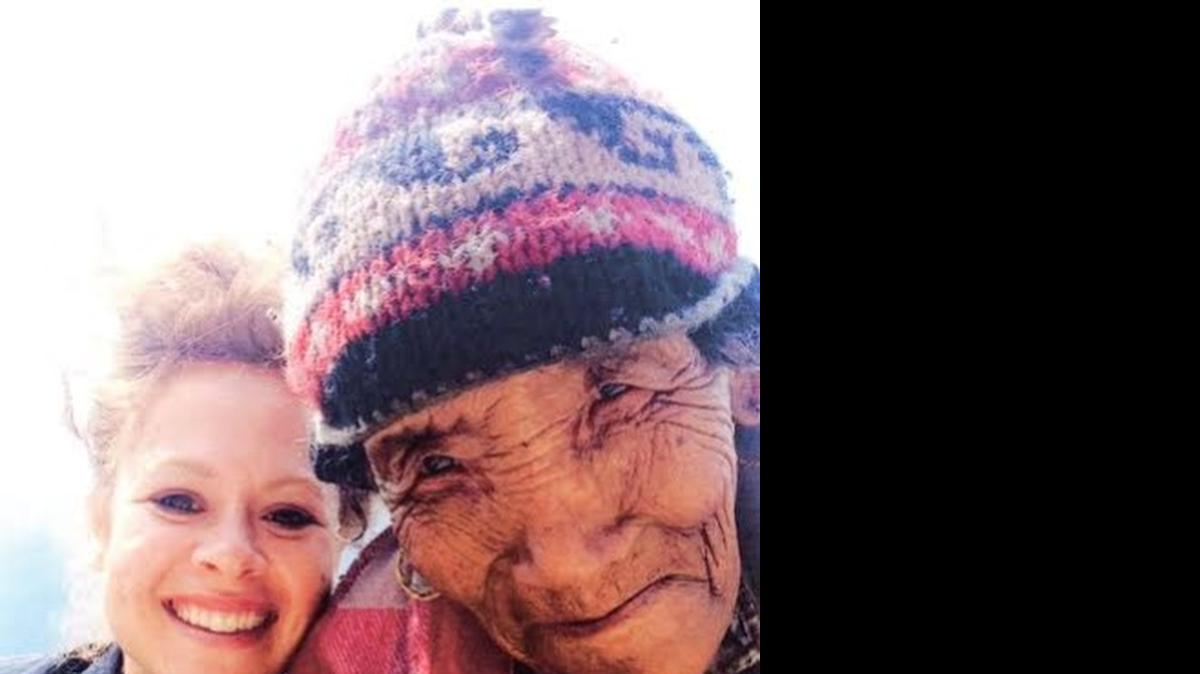 
Michelle Welsch and a woman in Nepal.

