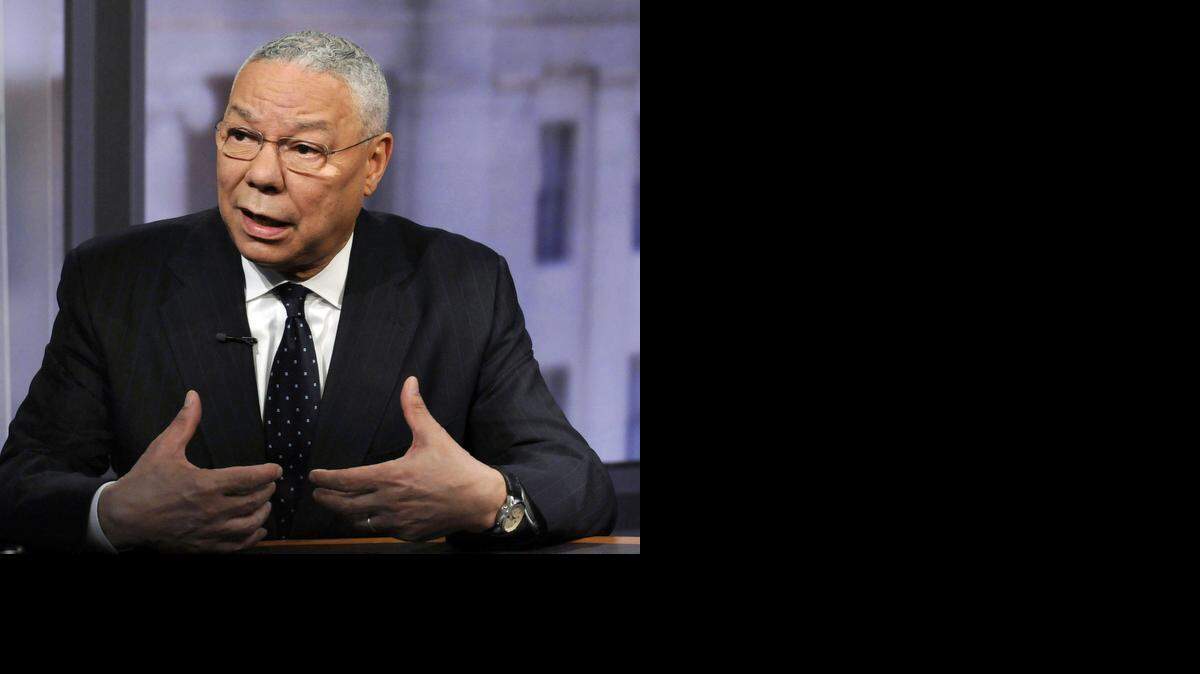 Retired Army general Colin Powell