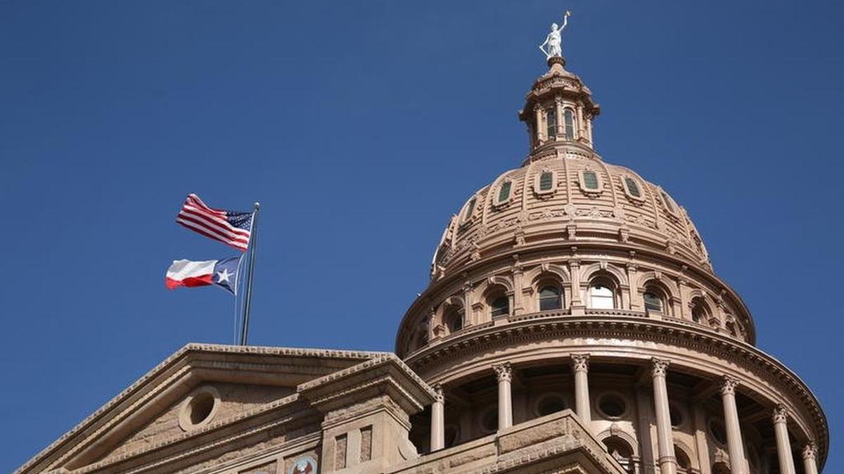 The Texas Capitol.