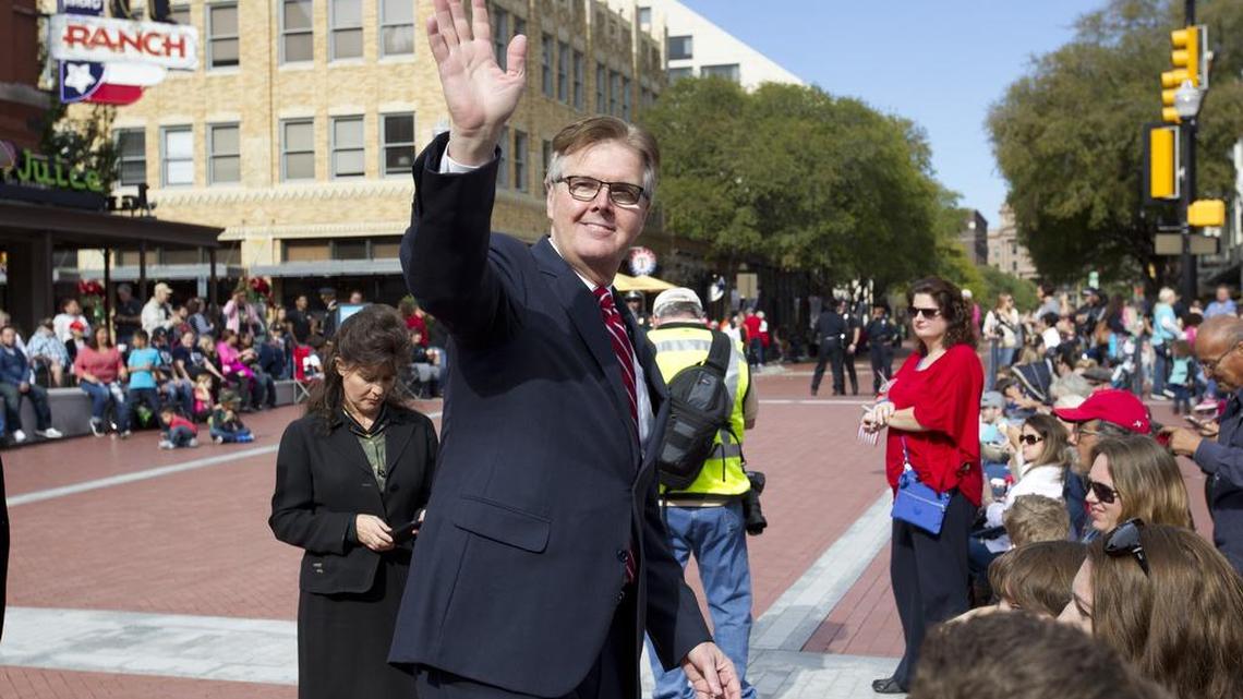 Lt. Gov. Dan Patrick considers preserving Texas’ Voter ID law a priority. He attended the annual downtown Veterans Day Parade in Fort Worth on Friday, November 11, 2016.