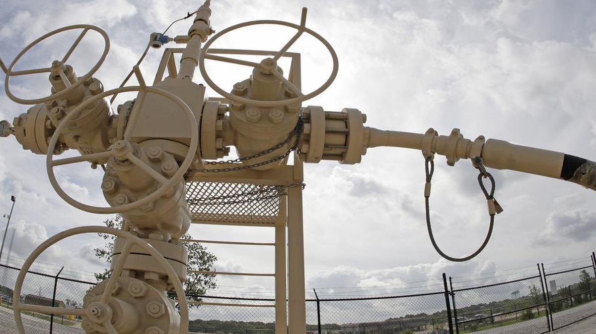 This is a disposal well head. A well proposed near Lake Arlington will be a likely topic at a community forum in Fort Worth.
