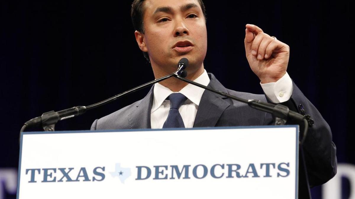 Congressman Joaquin Castro speaks June 27, 2014, at the Texas Democrats State Convention.