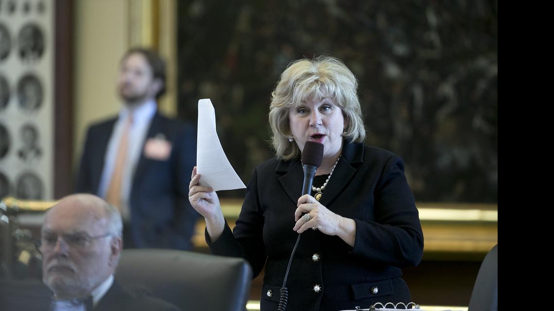 
Sen. Jane Nelson, R-Flower Mound, introduced the bill on state contracting.
