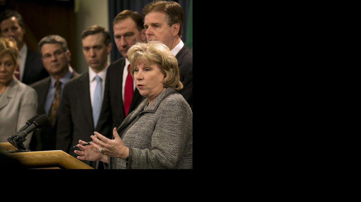 
Sen. Jane Nelson’s measure seeks to limit the revolving door between the private sector and state government.


