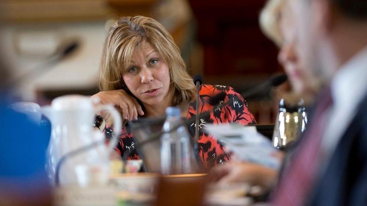 Sen. Joan Huffman R-Houston during a Sept.14 State Affairs Committee meeting