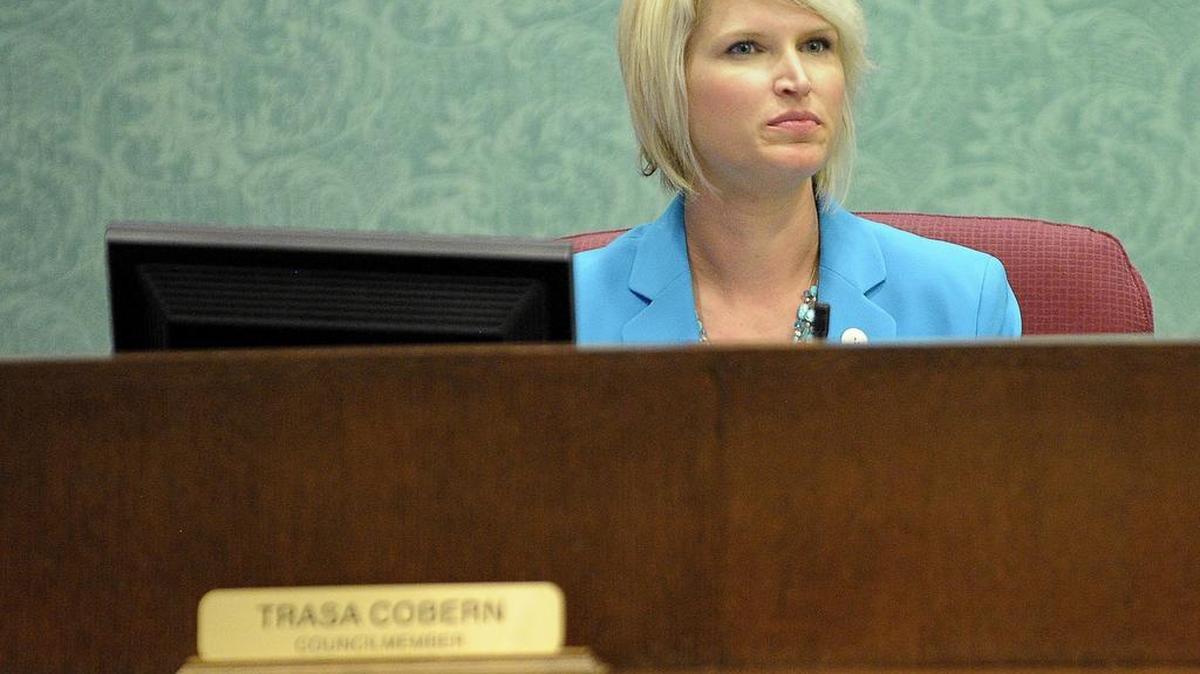 Trasa Robertson Cobern, of Duck Dynasty fame, was sworn in as Hurst’s newest city council member May 17, 2016.