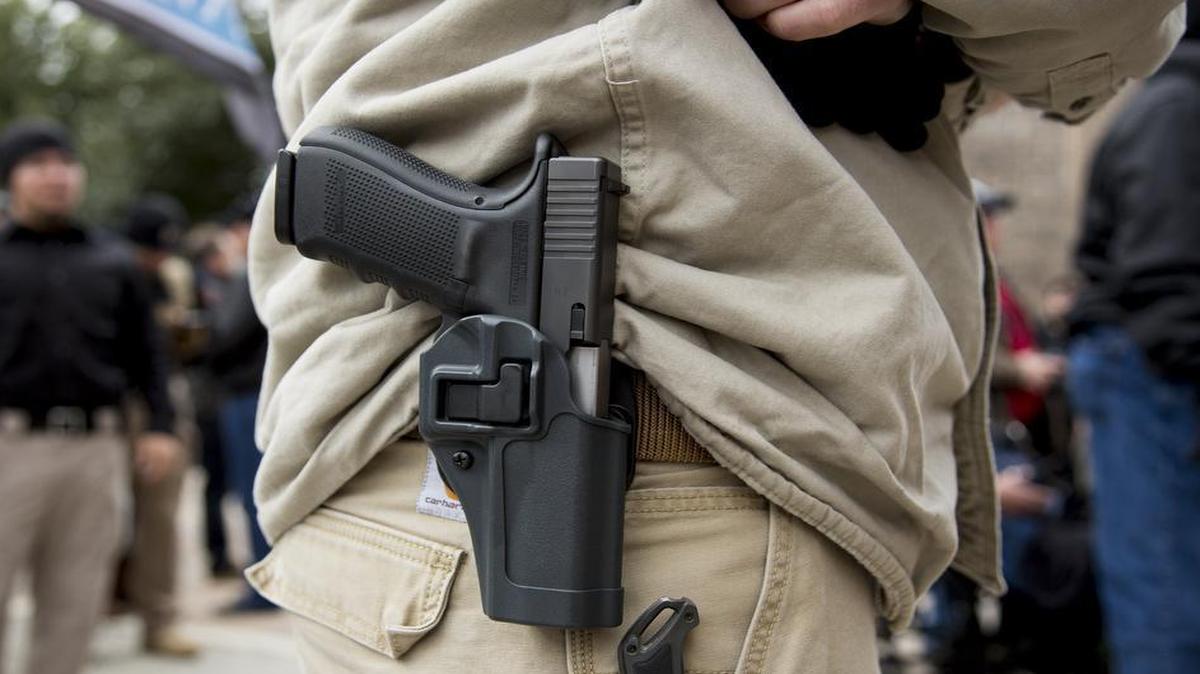 In Texas, it is illegal for a person to “constitutional carry” on the premises of a polling place.