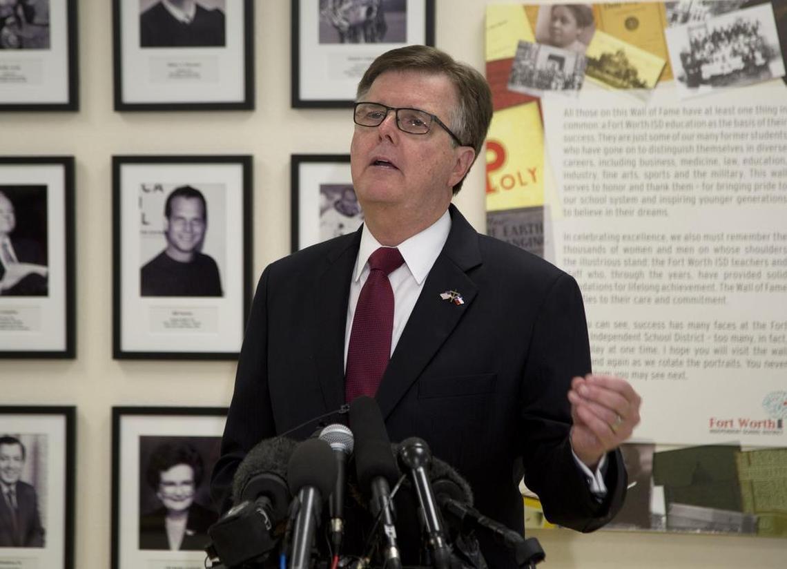 Lt. Governor Dan Patrick came to Fort Worth in 2016, calling for Fort Worth schools supertintendent to resign over the school district’s transgender bathroom guidlines.