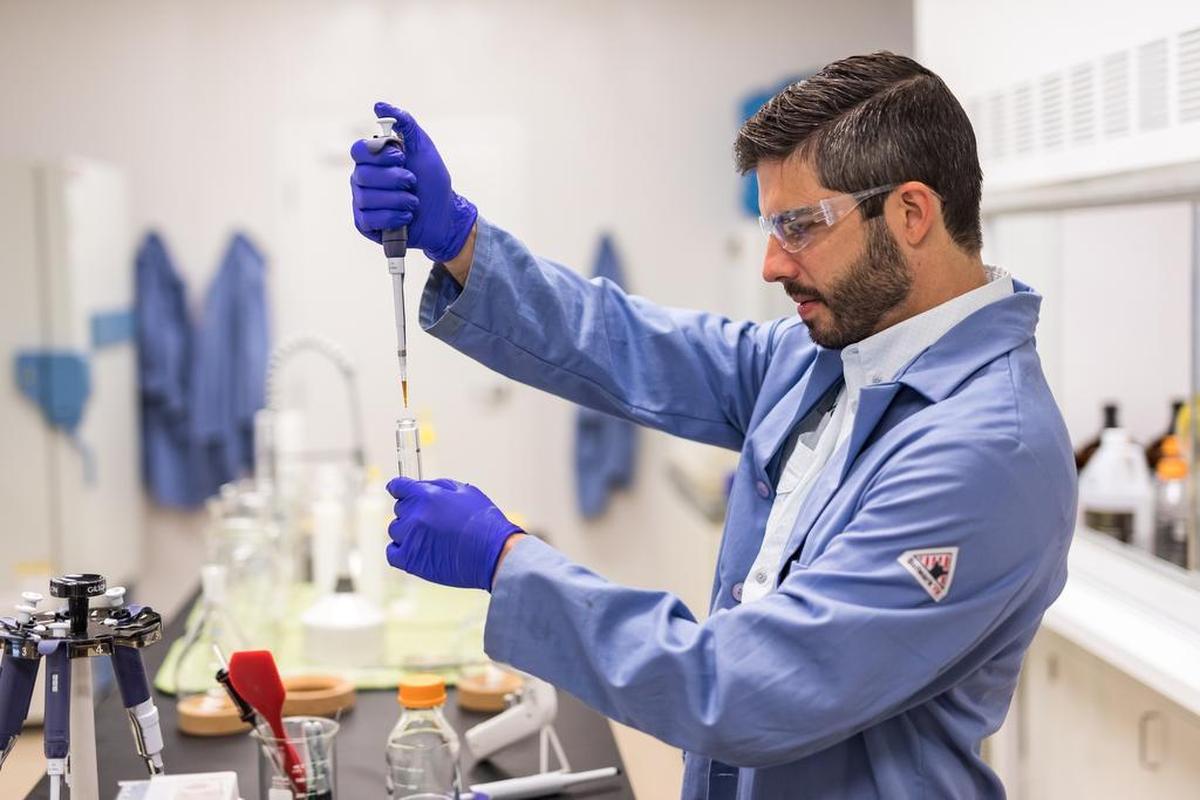 A look at some of the work being done at Knox Medical, which produces medical marijuana.