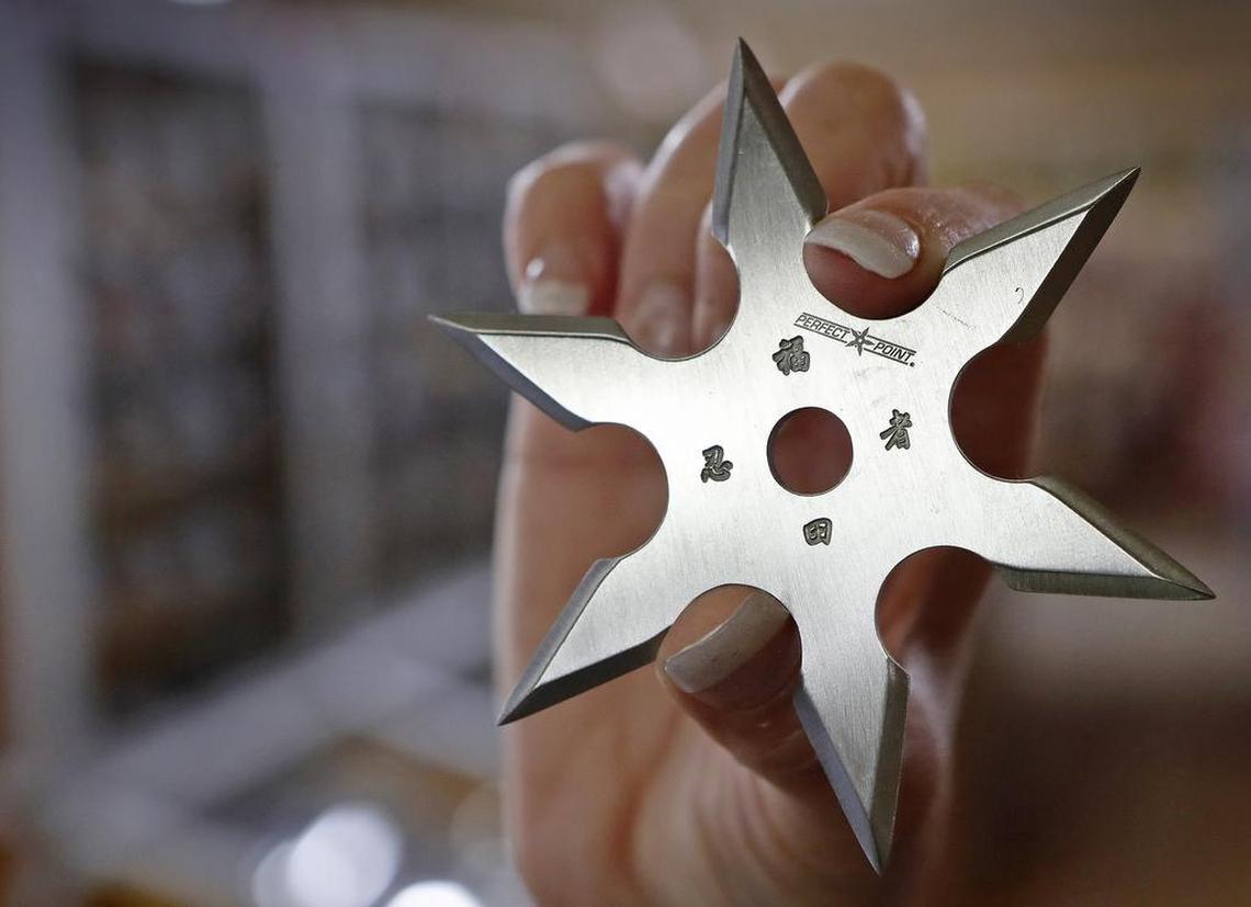 Ninja stars will fall under the legal category after Sept. 1.
