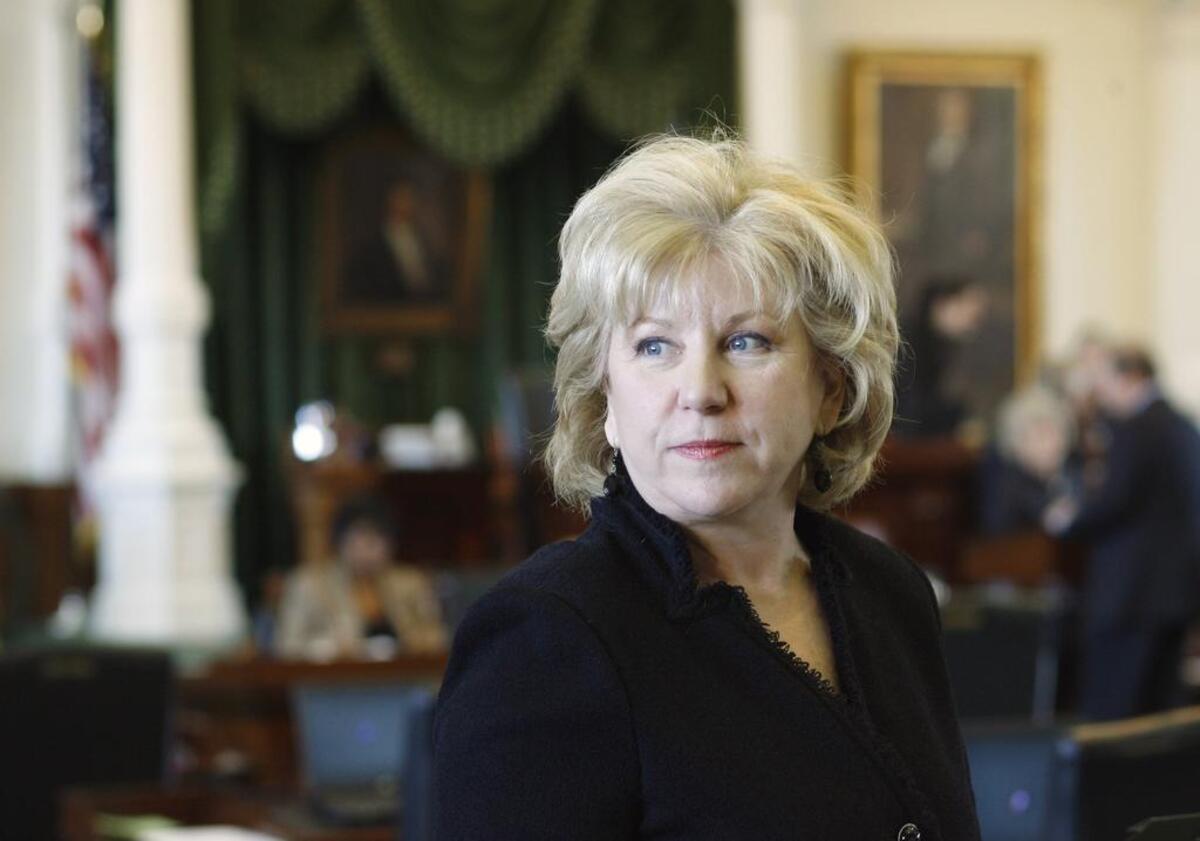Sen. Jane Nelson, R-Flower Mound, supports giving teachers a pay raise.