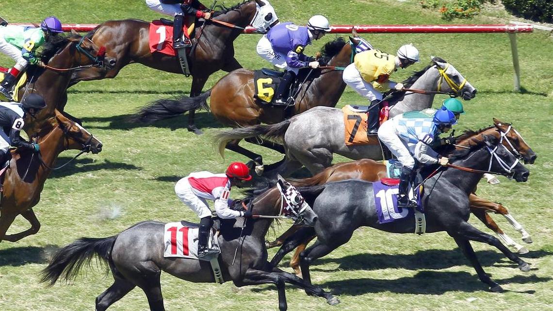 Horse racing last year at the Lone Star Park in Grand Prairie