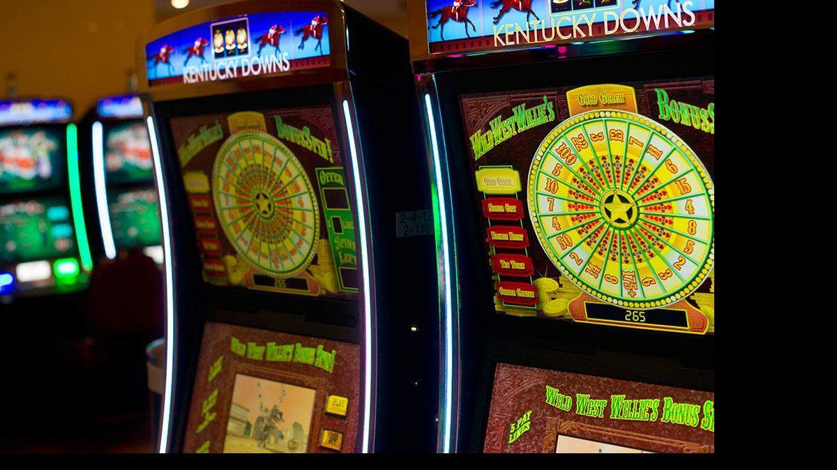 
Here’s a look at some of the historical horse racing machines at the Kentucky Downs.
